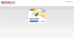 Desktop Screenshot of memeburn.com